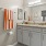 Well-lit bathroom